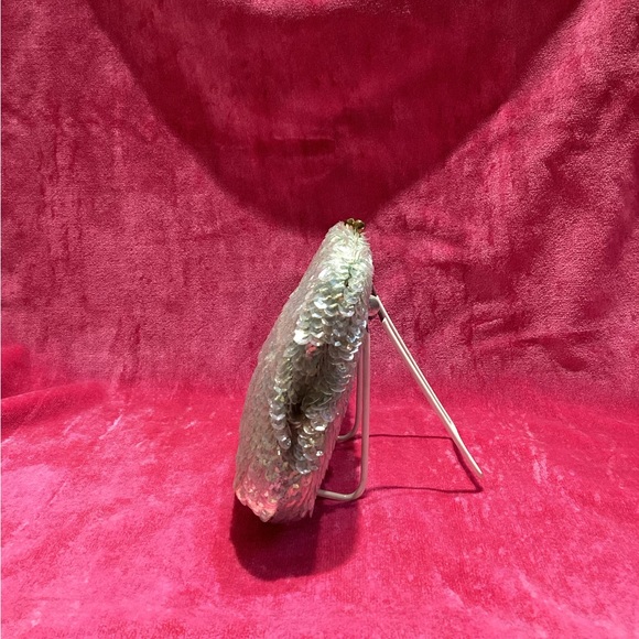 Vintage 60s frame sequin clutch bag - Picture 3 of 6